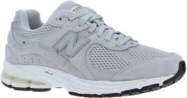 New Balance Grijze Mesh Sneakers met Suède Details Gray Heren