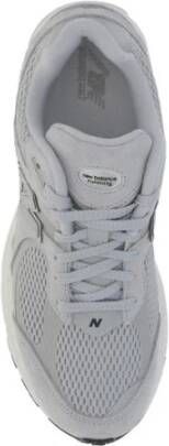 New Balance Grijze Mesh Sneakers met Suède Details Gray Heren