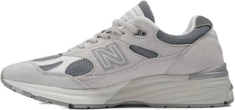 New Balance Grijze Rubberen Zool Sneakers Gray Heren