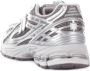 New Balance Grijze Sneakers Logo Stof Suède Rubber Gray Heren - Thumbnail 3