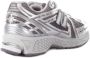 New Balance Grijze Sneakers Logo Stof Suède Rubber Gray Heren - Thumbnail 4