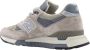 New Balance Grijze Sneakers met Veters en Patch Logo Multicolor Heren - Thumbnail 3