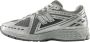 New Balance Grijze Sneakers Logo Stof Suède Rubber Gray Heren - Thumbnail 17