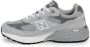 New Balance Grijze Sportieve Rubberen Zool Heren Sneakers Gray Heren - Thumbnail 18