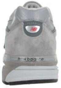 New Balance Grijze Suède Mesh Lage Sneakers Gray Heren