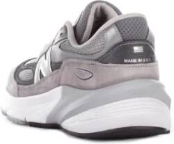 New Balance Grijze Suède Rubberen Zool Canvas Sneakers Gray Dames
