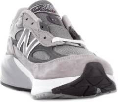 New Balance Grijze Suède Rubberen Zool Canvas Sneakers Gray Dames