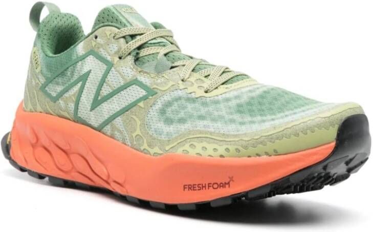 New Balance Groene Gebreide Sneakers met Vibram Zool