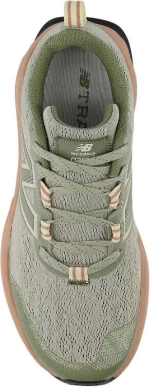 New Balance Groene Mesh Sneakers Rubberen Zool
