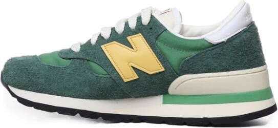 New Balance Groene Suède Sneakers ontworpen door Teddy Santis Groen Heren