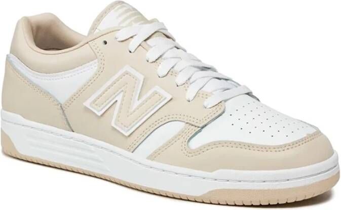 New Balance Heren Leren Sneakers Beige Multicolor Heren