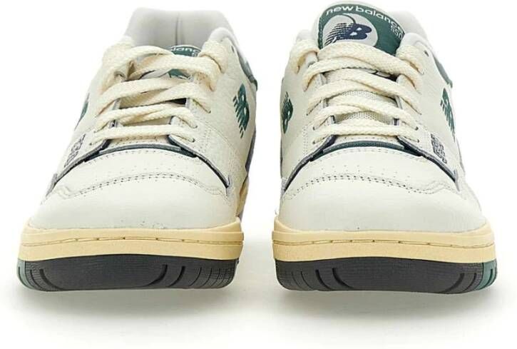 New Balance Heren Leren Sneakers met Groene Details Multicolor Heren