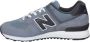 New Balance 574 Heren Grijs Wit Blauw Sneakers Gray Heren - Thumbnail 8