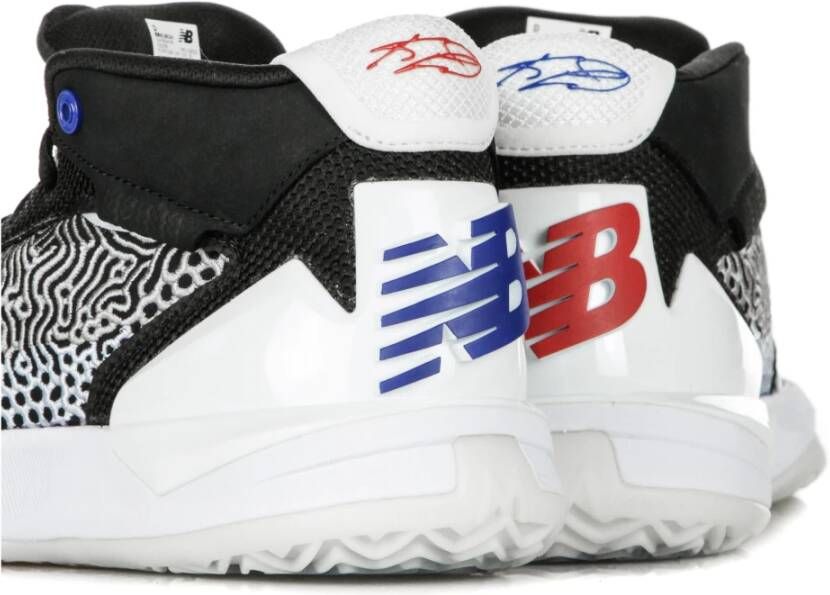 New Balance Hoge Top Herenschoen in Zwart Wit Blauw Rood Multicolor Heren
