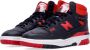 New Balance 650 Sneakers Klassiek Leren Bovenwerk Gewatteerde Kraag Zwart Heren - Thumbnail 4
