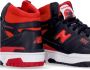 New Balance 650 Sneakers Klassiek Leren Bovenwerk Gewatteerde Kraag Zwart Heren - Thumbnail 7
