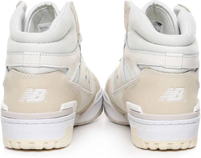 New Balance Hoge sneakers in crème met logo Beige Heren