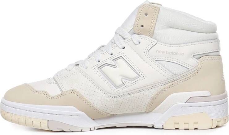 New Balance Hoge sneakers in crème met logo Beige Heren