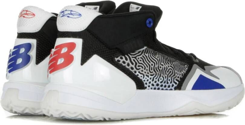 New Balance Hoge Top Herenschoen in Zwart Wit Blauw Rood Multicolor Heren