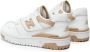 New Balance Beige Sneakers van Kalfsleer voor Vrouwen White Dames - Thumbnail 12