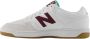 New Balance Klassiek 480 Laag Wit & Bourgondië Multicolor - Thumbnail 18
