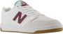 New Balance Klassiek 480 Laag Wit & Bourgondië Multicolor Heren - Thumbnail 13