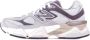 New Balance 9060 Unisex Schoenen Grijs Maat: 37.5 Leer Foot Locker - Thumbnail 3