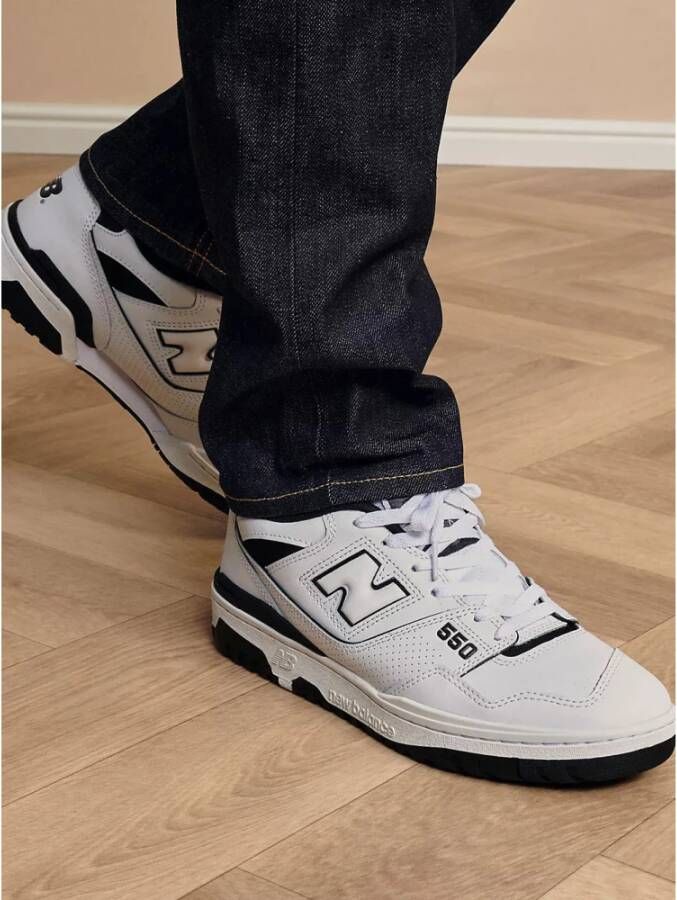 New Balance Klassieke Sneakers Wit Zwart Unisex White Heren