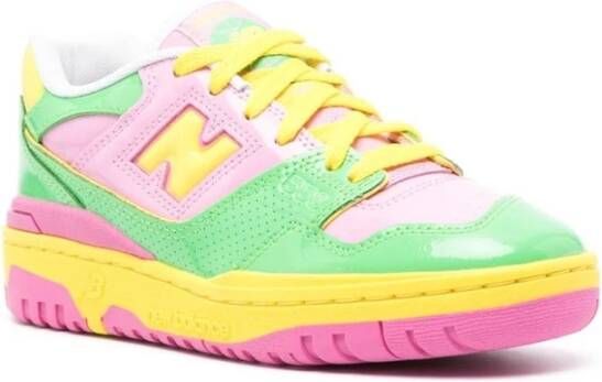 New Balance Kleurrijke Leren Sneakers met Logodetail Multicolor Dames