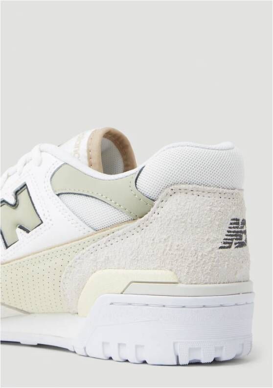 New Balance Leren sneakers met tonale panelen Wit Heren
