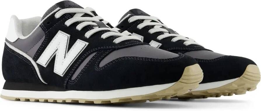 New Balance Lichtgewicht Stijlvolle 373 Geïnspireerde Sneakers Black Heren