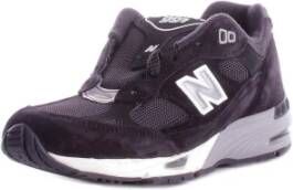 New Balance Logo Sneakers met Suède Bovenwerk