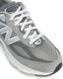 New Balance Logo Sneakers Ronde Model Suède Effen Veters Gray Dames - Thumbnail 4
