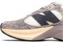 New Balance Suède Mesh Sneakers Veters Ronde Neus Gray Dames - Thumbnail 4