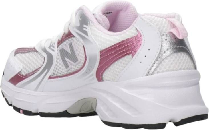 New Balance Mesh Sneakers met Leren Details Multicolor Dames