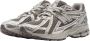 New Balance Grijze Sneakers Logo Stof Suède Rubber Gray Heren - Thumbnail 12