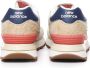 New Balance Mesh Suede Sneakers Licht Grijs Rood Multicolor Heren - Thumbnail 3