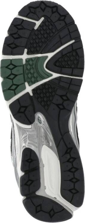 New Balance Metallic Leren Sneakers met Contrasterend Logo Gray Heren