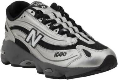 New Balance Metallic Silver Sneakers Multicolor Heren