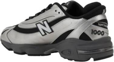 New Balance Metallic Silver Sneakers Multicolor Heren