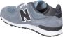 New Balance 574 V1 sneakers grijsblauw zwart wit Suede 37 - Thumbnail 8