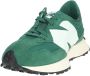 New Balance Oversized Logo Textiel en Suède Sneakers Green Heren - Thumbnail 13