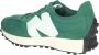 New Balance Oversized Logo Textiel en Suède Sneakers Green Heren - Thumbnail 15