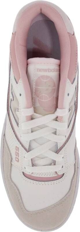 New Balance Multicolor Leren Sneakers met Suède Inzetstukken Multicolor Dames
