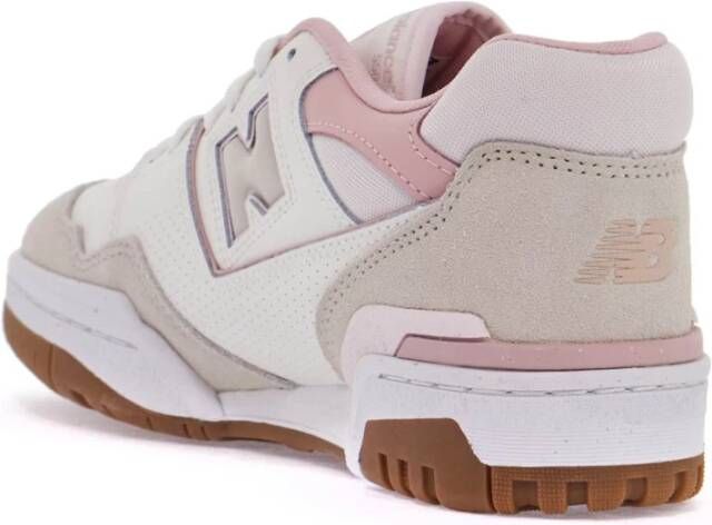 New Balance Multicolor Leren Sneakers met Suède Inzetstukken Multicolor Dames