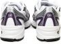 New Balance Reflecterend N Logo Sneakers Wit Paars Multicolor - Thumbnail 4