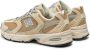 New Balance Stijlvolle Sneakers met Stoffen Bovenwerk Beige - Thumbnail 13