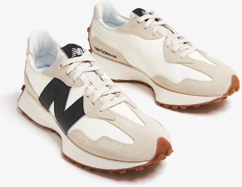 New Balance Retro Stijl Ivoor Sneakers Beige Dames