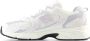 New Balance Witte en lichtpaarse 530 Sneakers White Dames - Thumbnail 6