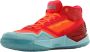 New Balance Rode Textiel Sneakers Ingelegd Logo Multicolor Heren - Thumbnail 3